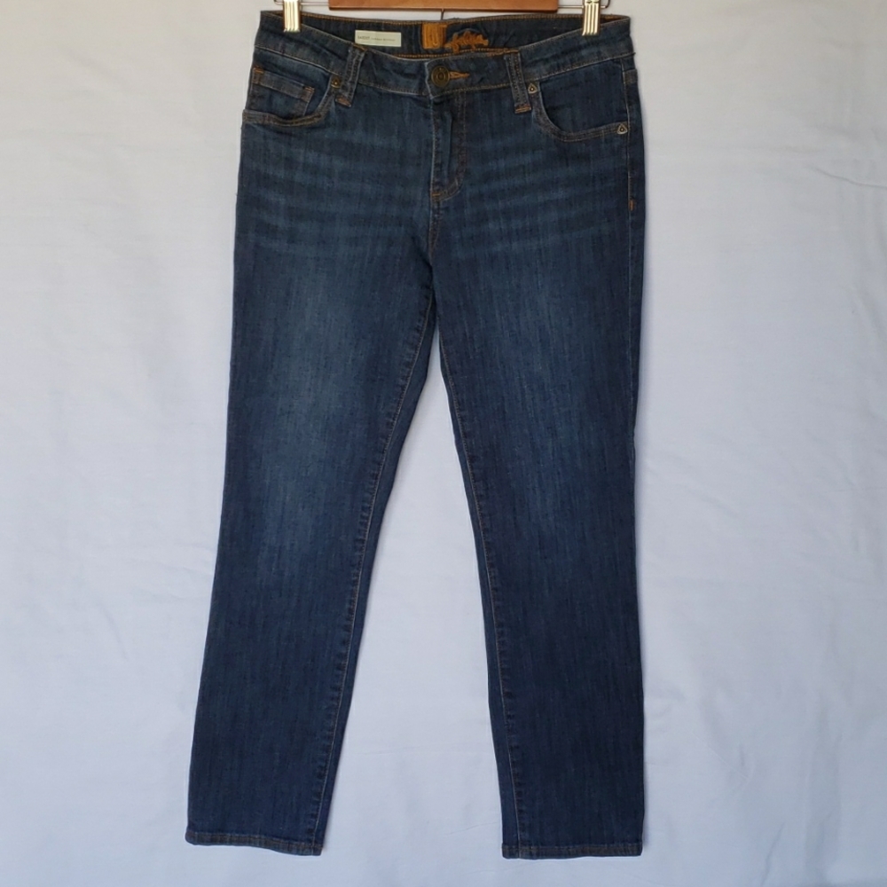 KUT from the Kloth Women's Jeans Bardot, Crop, Skinny, Boyfriend, Size:2